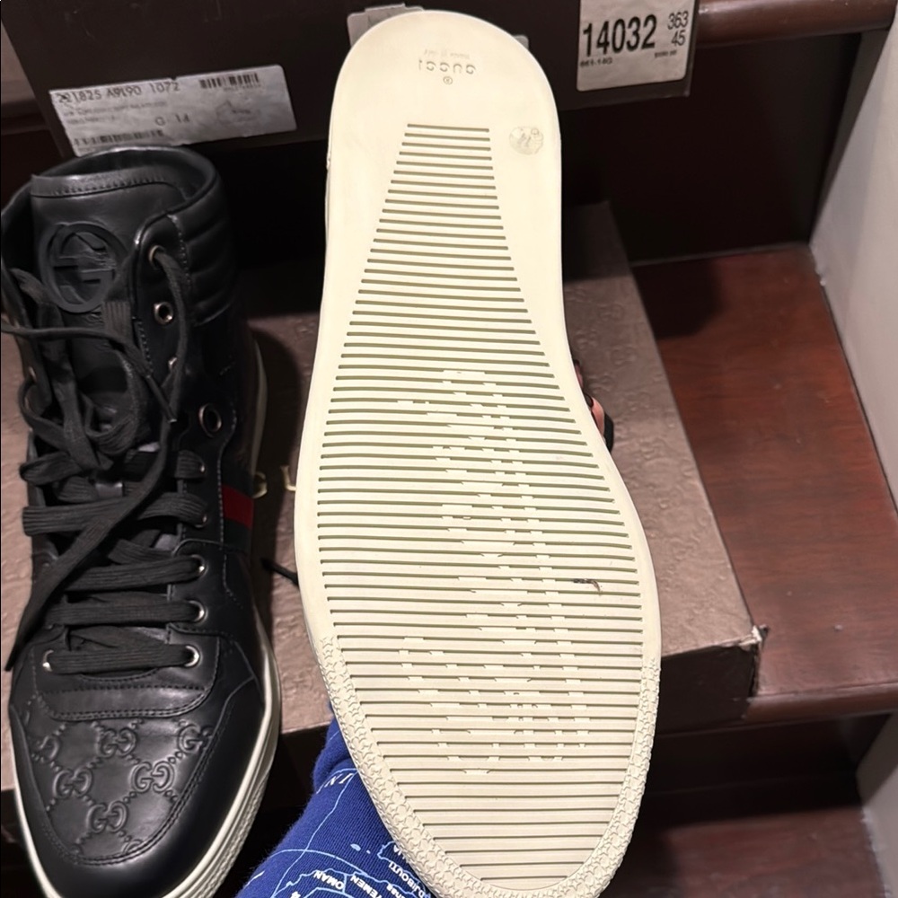 Gucci Black High-Top Sneakers - Picture 8 of 8